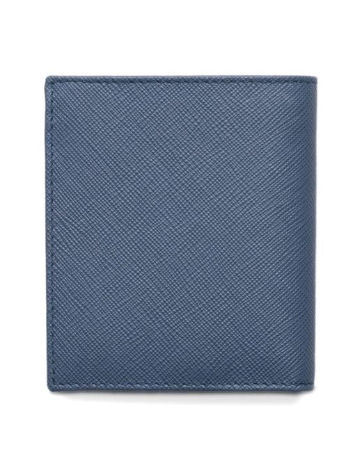 Prada Blue Saffiano Leather Wallet for men