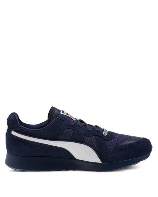 PUMA Blue Rs 100 Racing Flag Sneakers