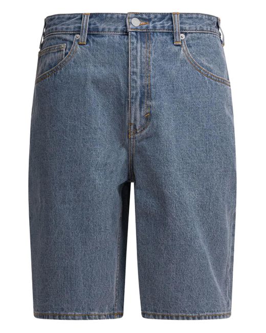 Thisisneverthat Blue Cotton Denim Shorts for men