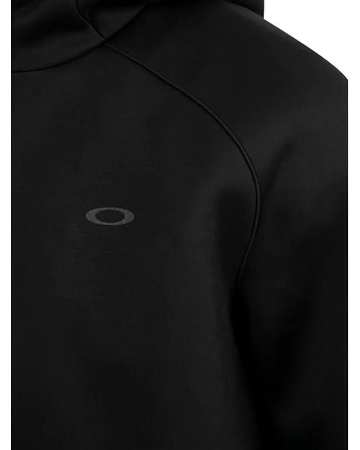 Oakley Black Zip-Front Hooded Jacket for men