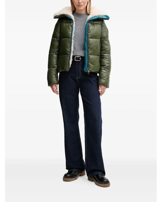 Save The Duck Green Padded Jacket