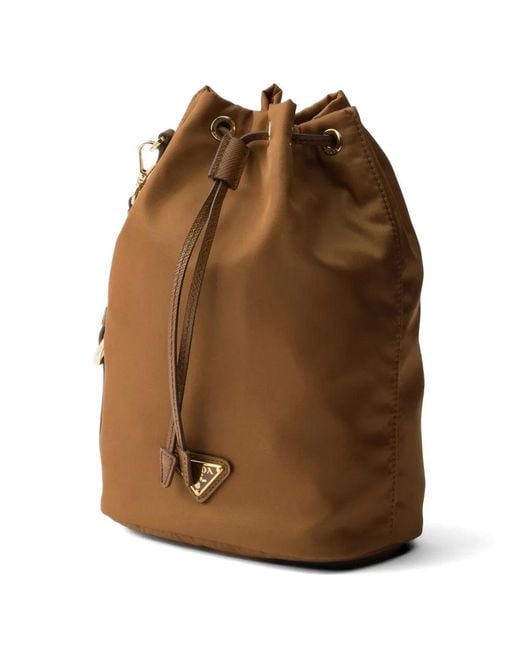 Prada Brown Re-Nylon Pouch