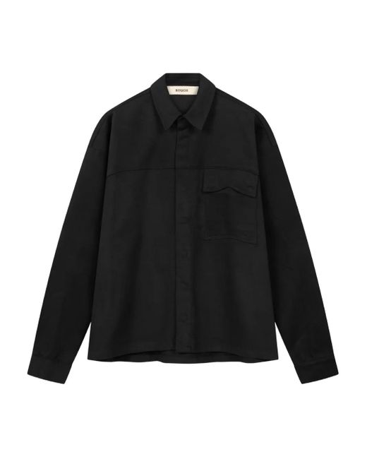 Camisa con estampado gráfico ROUGH de color Black
