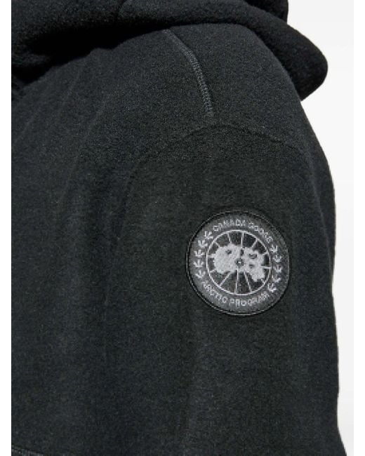 Canada Goose Black Hooded Zip Jacket for men