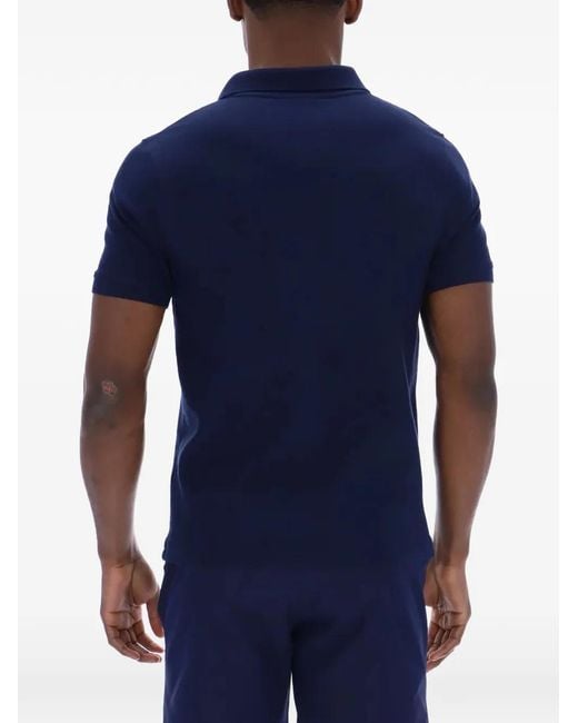 Fila Blue Tristiano Logo-Patch Short-Sleeve T-Shirt for men