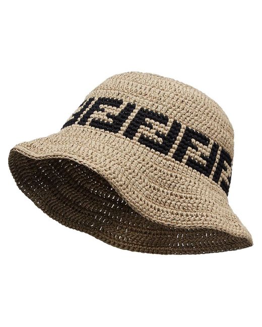 Cappello bucket FF di Fendi | Lyst