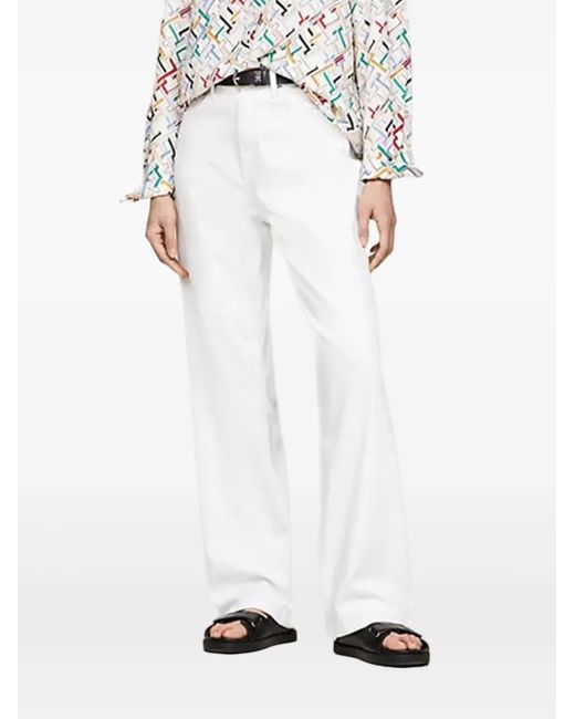 Tommy Hilfiger モノグラム シャツ White