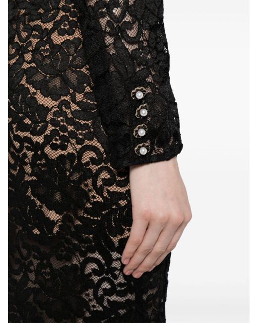 Self-Portrait Black Lace Dress