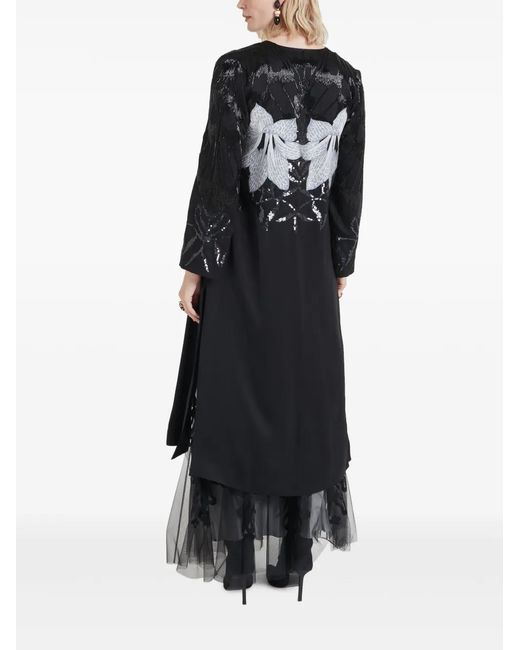 Temperley London Black Inez Coat