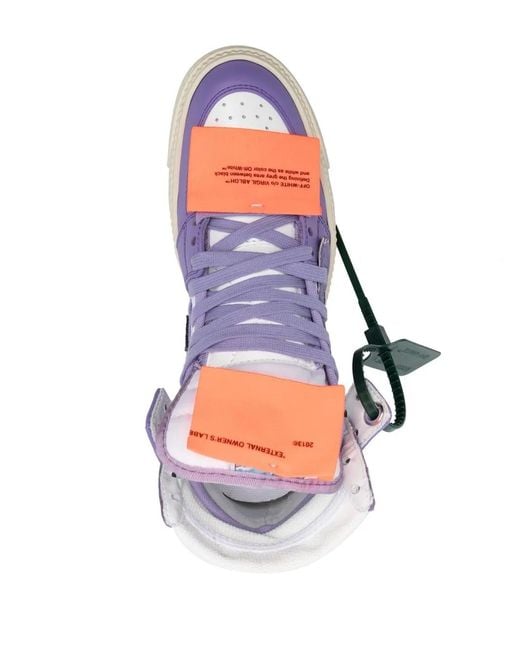 Off-White c/o Virgil Abloh Purple 3.0 Off-court Sneakers