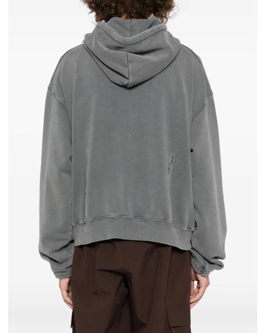 A_COLD_WALL* Ausgeblichener Hoodie Mit Laser-Cuts in Gray für Herren