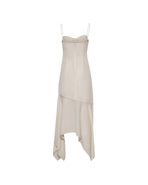 Baobab White Josefina Maxi Shell-Motif Cutout-Design Dress