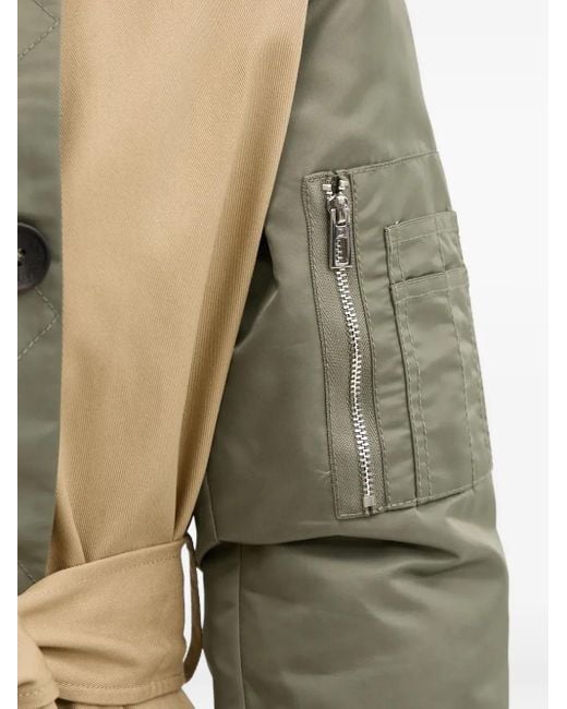 Desigual ダブルブレスト トレンチコート Natural