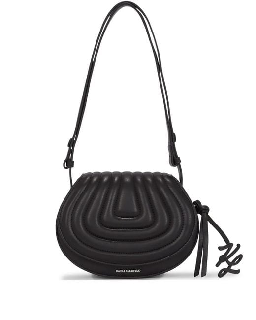 Borsa A Tracolla K/Wellen di Karl Lagerfeld in Black