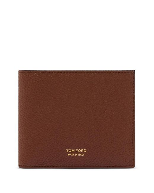 Tom Ford Brown Leather Wallet for men