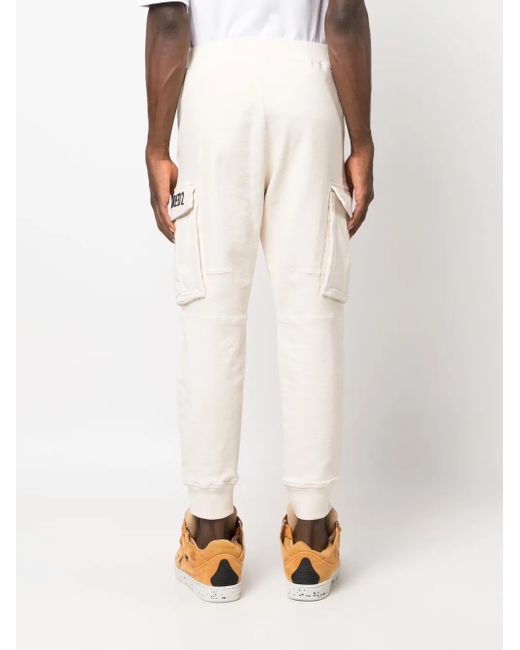 DSquared² White D2 Cipro Cargo Trousers for men