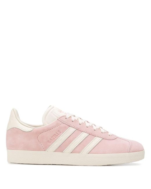 adidas Leather Gazelle Sneakers in Pink - Save 52% - Lyst