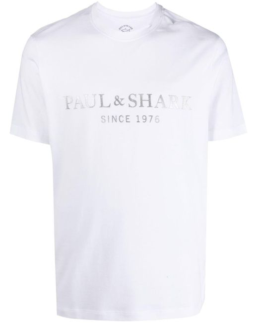 Homme T-shirts T-shirts Paul & Shark T-shirt Paul & Shark pour homme en coloris Blanc 