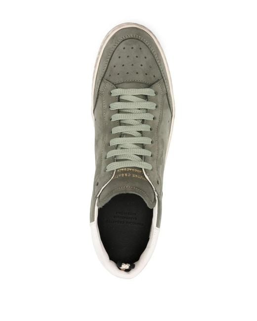 Officine Creative Green Magic Logo-Print Sneakers