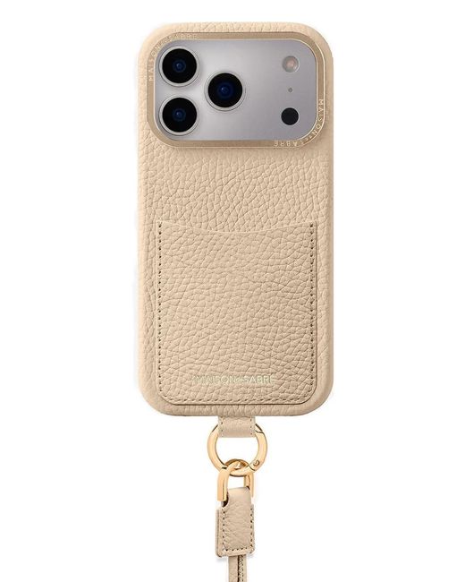 Maison De Sabre The Sling カードスロット Iphone 17 Pro Max ケース Natural