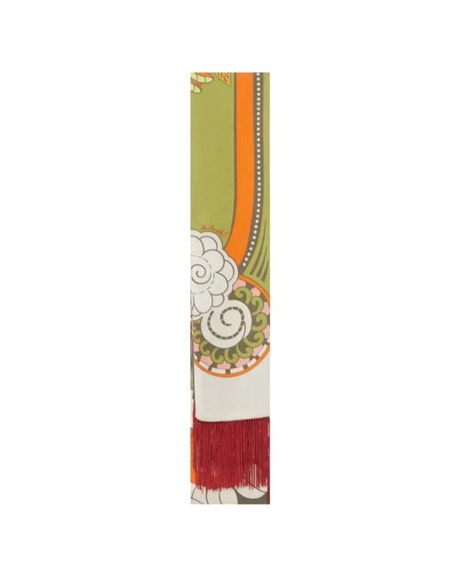 Sciarpa Fourlard Con Frange di LaDoubleJ in White