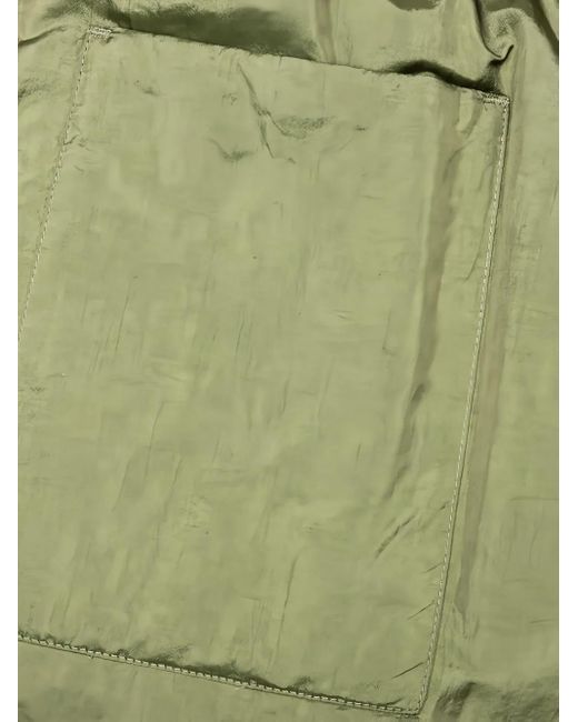Jil Sander Green Belted Pocket Shorts for men