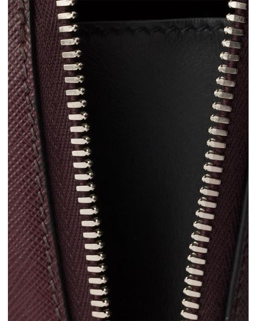 Prada Purple Brique Medium Saffiano Leather Bag for men