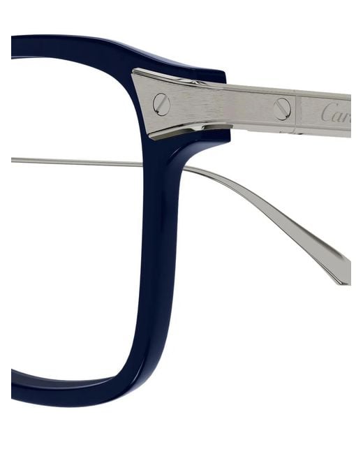 Cartier Black Square Glasses for men