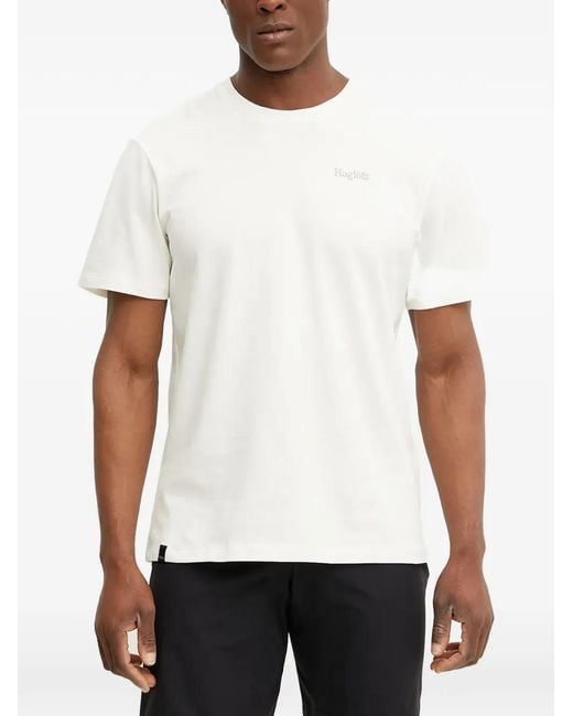 Haglöfs White Short-Sleeve T-Shirt for men