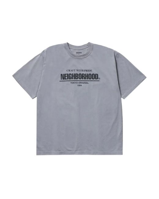 Neighborhood T-Shirt mit Logo-Print in Gray für Herren