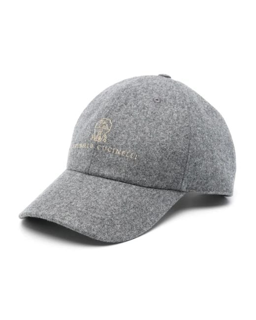 Brunello Cucinelli Gray Hats & Caps for men