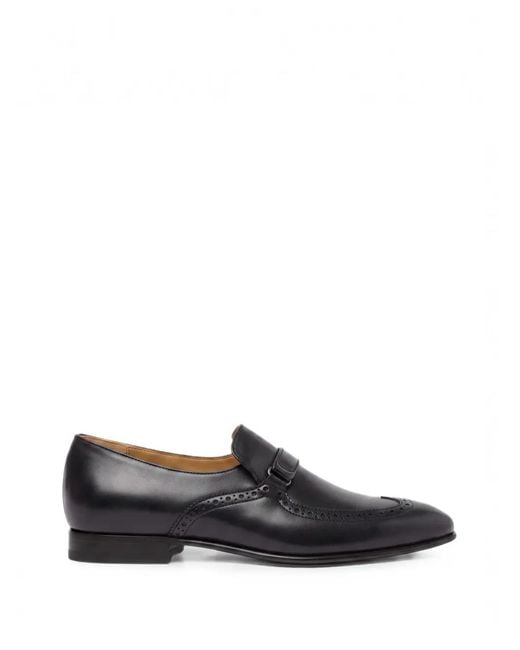 Scarosso White Maude Brogue-Detail Loafers