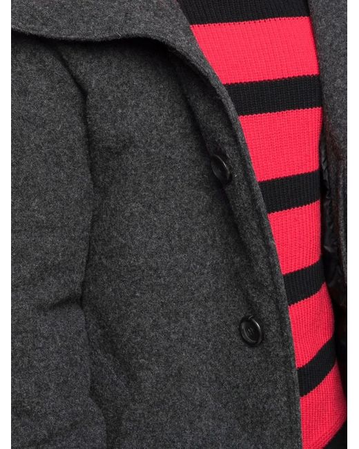 Abrigo Con Capucha Y Botones AMI de hombre de color Black