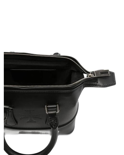 Enfants Riches Deprimes Black Logo-Embossed Tote Bag