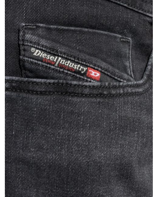 DIESEL 1979 Slenker Jeans Met Vervaagd Effect in het Blue voor heren