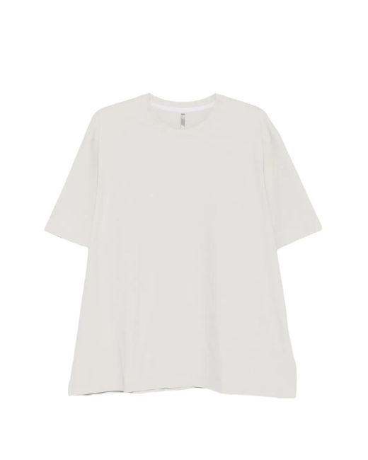 Veilance White Metron Ss Crew-Neck Short-Sleeve T-Shirt