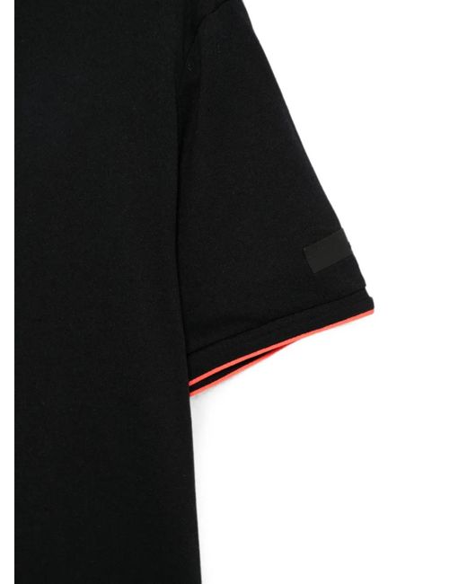 Rrd Black Macro Logo-Patch T-Shirt for men