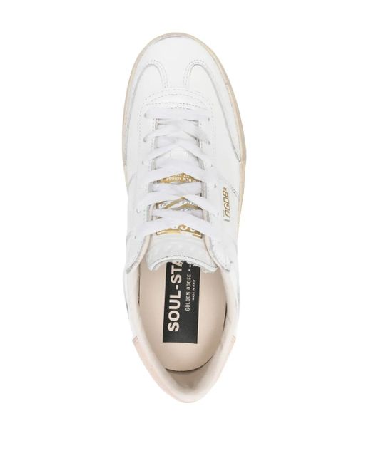 Golden Goose Deluxe Brand White Leather Sneakers