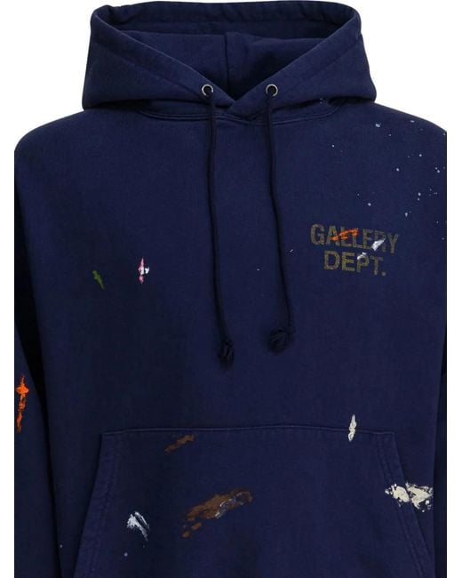 GALLERY DEPT. Blue Graphic Hoodie