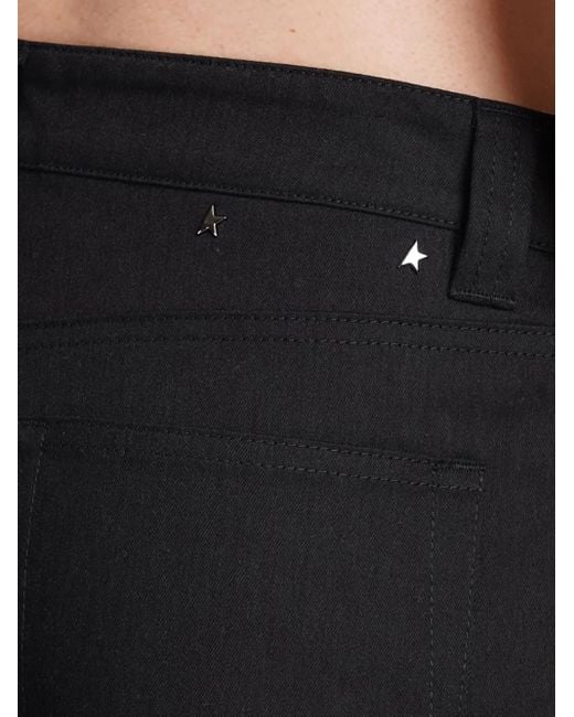 Golden Goose Deluxe Brand Black Journey Multi-Pocket Cargo Trousers for men