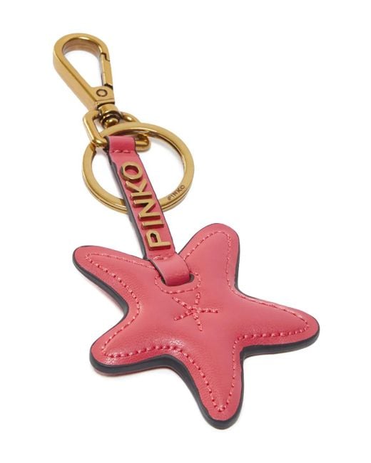 Pinko Red Star Keyring