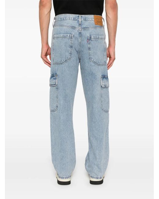 Levi's Blue 568 Cargo Jeans for men
