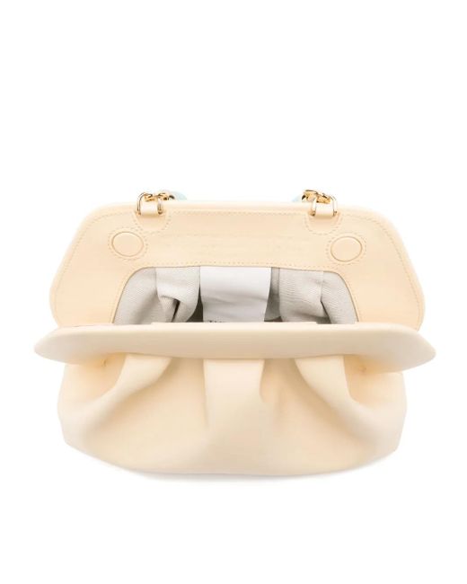 THEMOIRÈ Bead-embellished Tote Bag Natural