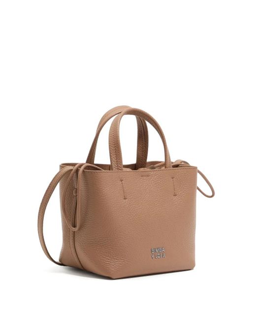 Bimba Y Lola Brown Handtasche Aus Leder
