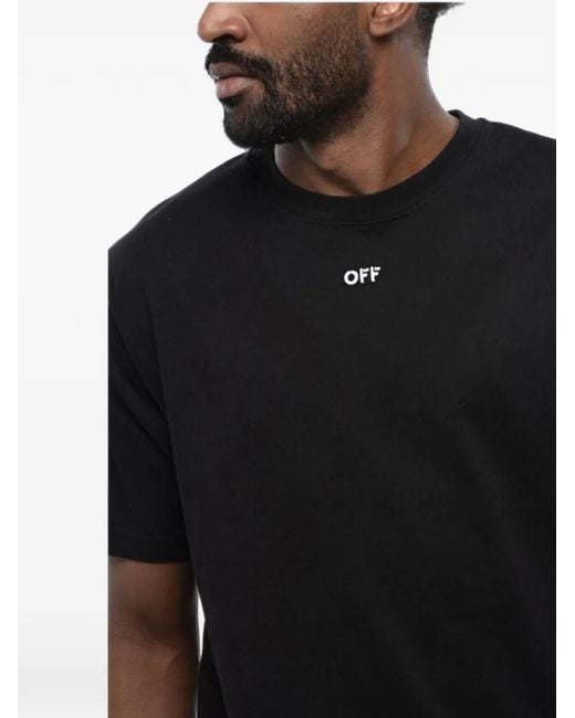 Off-White c/o Virgil Abloh Black Arrows Logo-Print T-Shirt for men