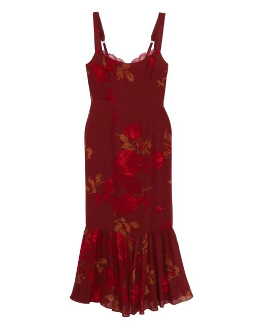Reformation Red Irisa Dress