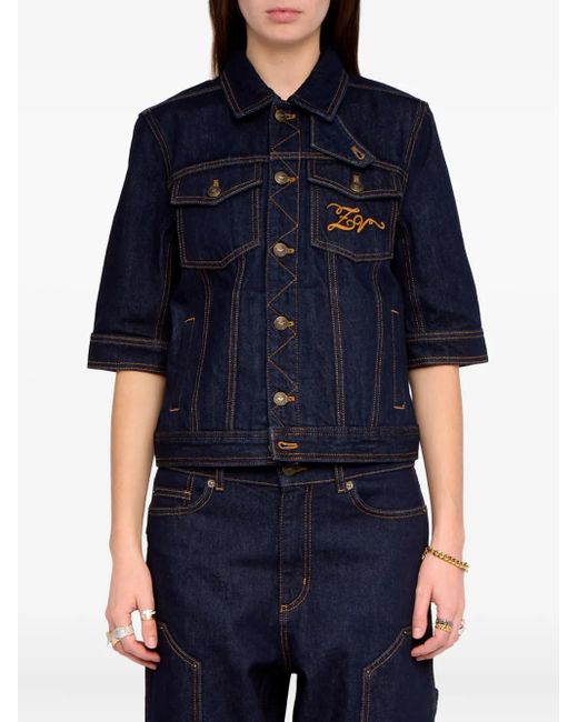 Zadig & Voltaire Blue Kyo Denim Jacket