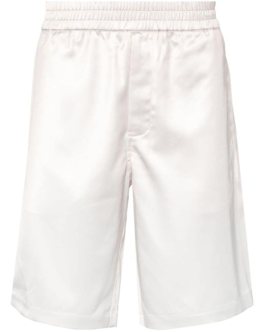 Axel Arigato White Pitch Ombré-effect Bermuda Shorts for men