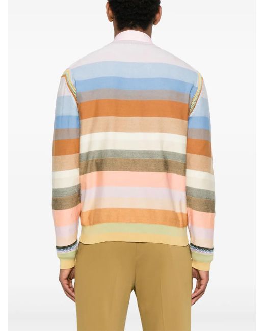 Paul Smith Gestreifter Pullover in Blue für Herren