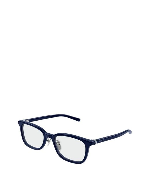 Gucci Blue Square Frame Glasses
